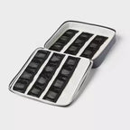 Valisette de rangement/transport pour petites voitures pour enfants avec fermeture éclair, motif rétro