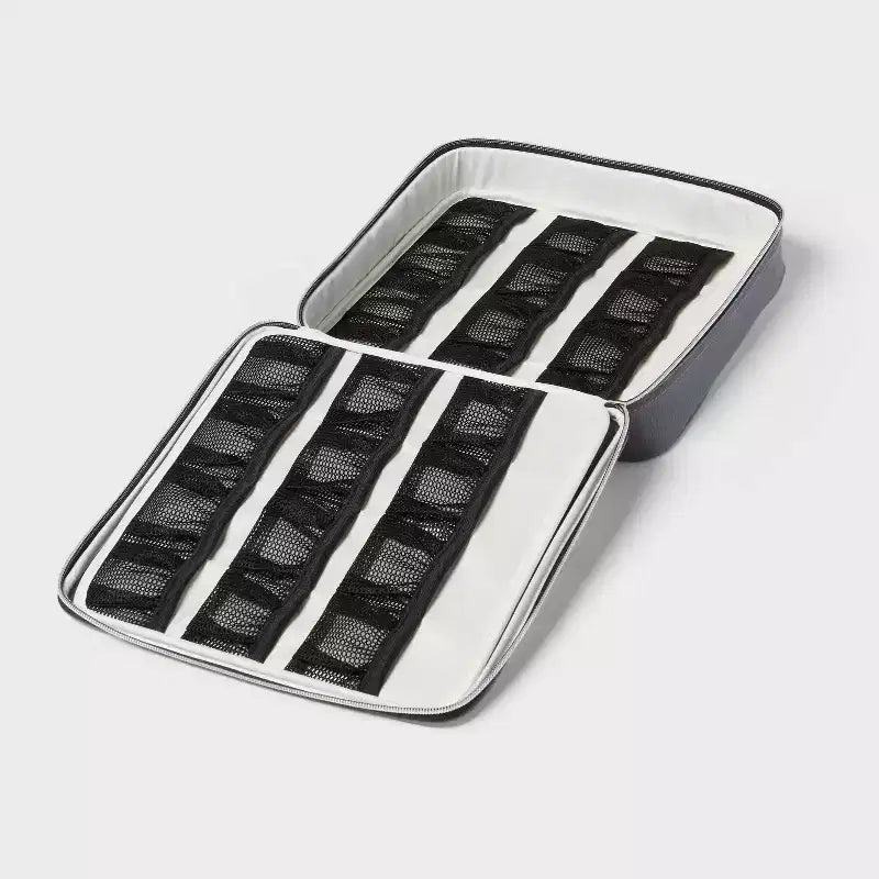 Valisette de rangement/transport pour petites voitures pour enfants avec fermeture éclair, motif rétro