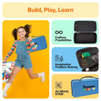 Sac de transport pour tuiles magnétiques, sac de rangement de voyage pour enfants, rangement de jouets portable, support de blocs de construction STEM