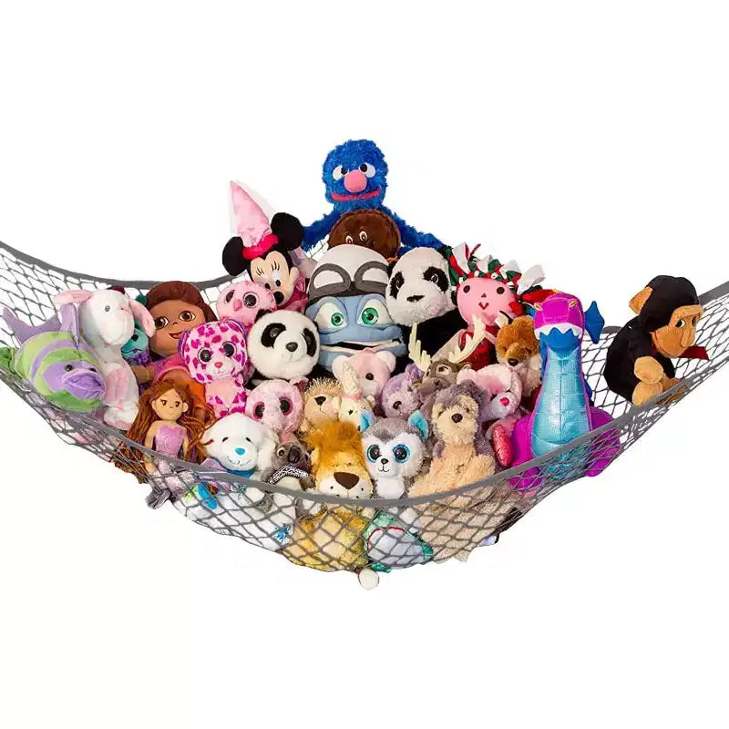 Hamac de rangement en filet pour animaux en peluche, taille standard, 1 pièce, organiseur de jouets à suspendre dans un coin