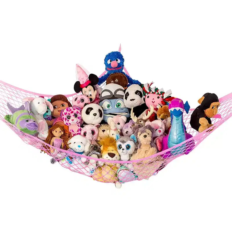 Hamac de rangement en filet pour animaux en peluche, taille standard, 1 pièce, organiseur de jouets à suspendre dans un coin