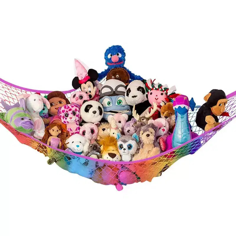 Hamac de rangement en filet pour animaux en peluche, taille standard, 1 pièce, organiseur de jouets à suspendre dans un coin