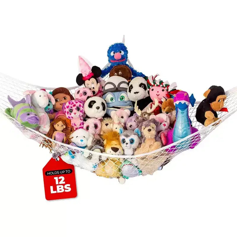 Hamac de rangement en filet pour animaux en peluche, taille standard, 1 pièce, organiseur de jouets à suspendre dans un coin