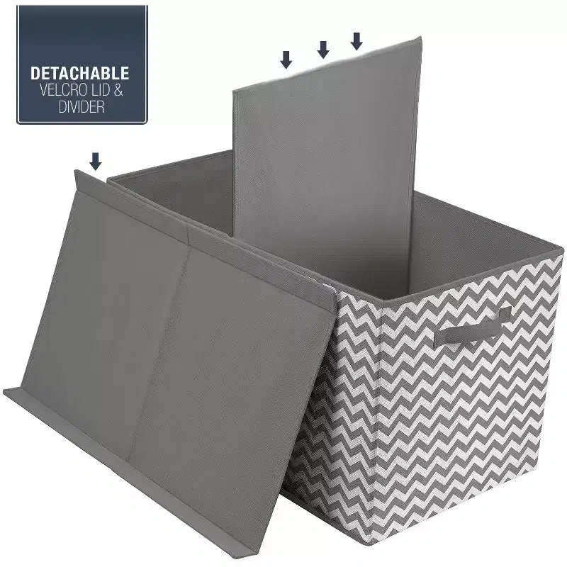Coffre à jouets avec couvercle à charnière, rangement pliable pour chambre d'enfant, salle de jeux, placard, organisation de la maison