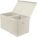 Coffre à jouets avec couvercle à charnière, rangement pliable pour chambre d'enfant, salle de jeux, placard, organisation de la maison