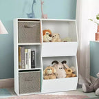 Lot de 6 bacs de rangement pliables de 30 cm, boîtes de rangement et organisateurs pour vêtements et jouets - Marron
