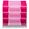 Delta Children Kids Toy Storage Organizer with 12 Plastic Bins