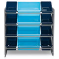 Delta Children Kids Toy Organizer with 12 Plastic Bins
