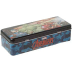 Trousse Avengers avec poignée, fermoir et charnière – Boîte de rangement durable en métal pour enfants et fans