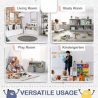 Organisateur de rangement de jouets avec 4 tiroirs et étagère pour garçons et filles