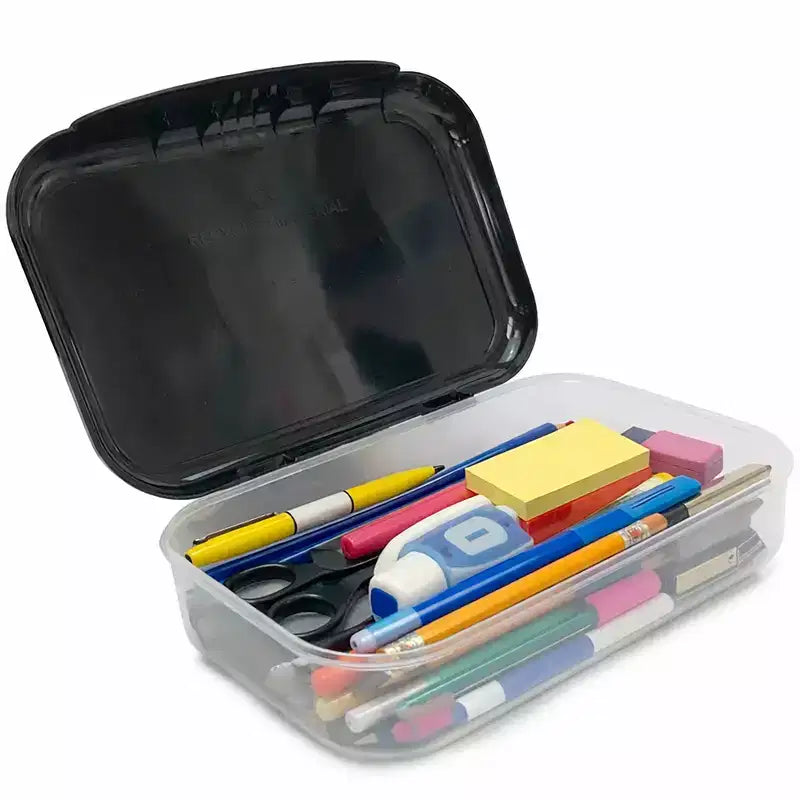 Trousse à Crayons en Plastique Recyclé - Arc-en-ciel - Grande Capacité, Enfants