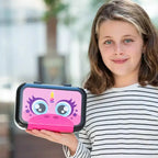 Trousse à Crayons en Plastique Recyclé - Licorne Rose - Grande Capacité, Enfants