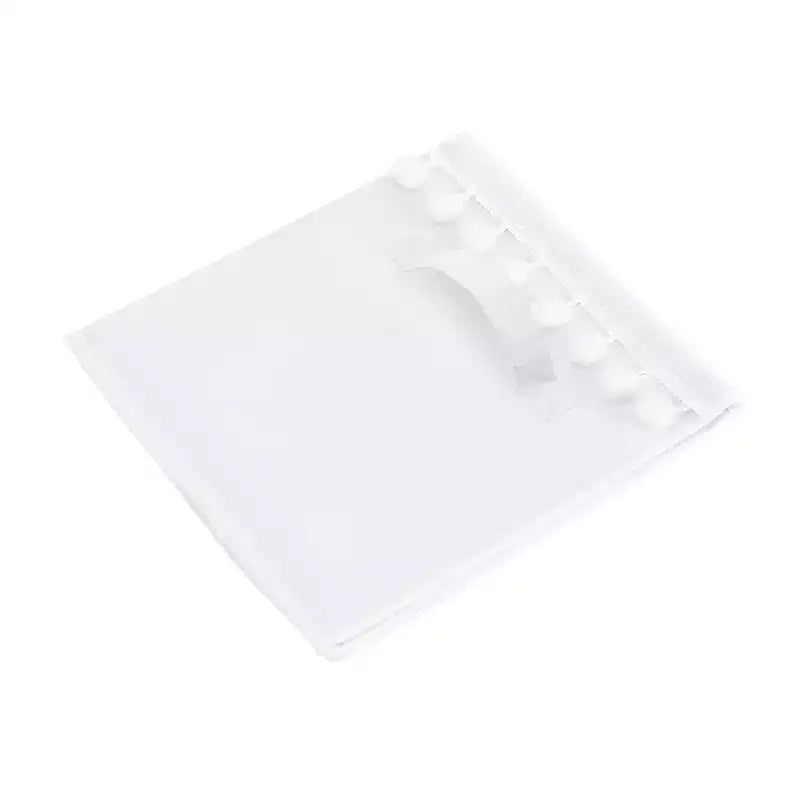Bac de rangement décoratif en tissu pour enfant unisexe, motif lama bohème, blanc