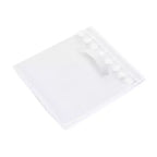 Bac de rangement décoratif en tissu pour enfant unisexe, motif lama bohème, blanc