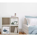 Bacs de rangement décoratifs en tissu pour garçons Camion de chantier Vert Bleu et Gris