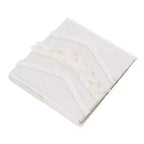 Bacs de Rangement Décoratifs en Tissu Enfant Fille ou Garçon Unisexe Franges Bohèmes Ivoire