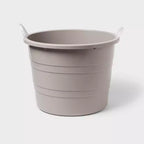 Plastic Kids' Storage Bin with Woven Handles - Pillowfort