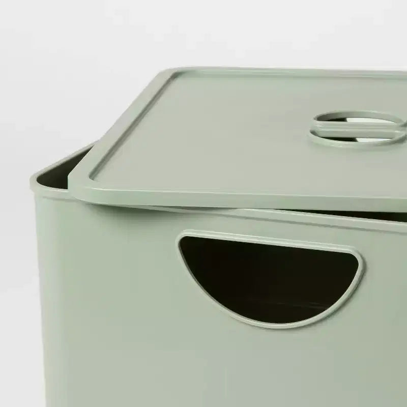 Rangement modulaire pour enfants avec couvercle