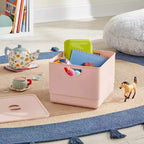 Rangement modulaire pour enfants avec couvercle