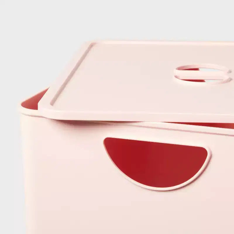 Rangement modulaire pour enfants avec couvercle