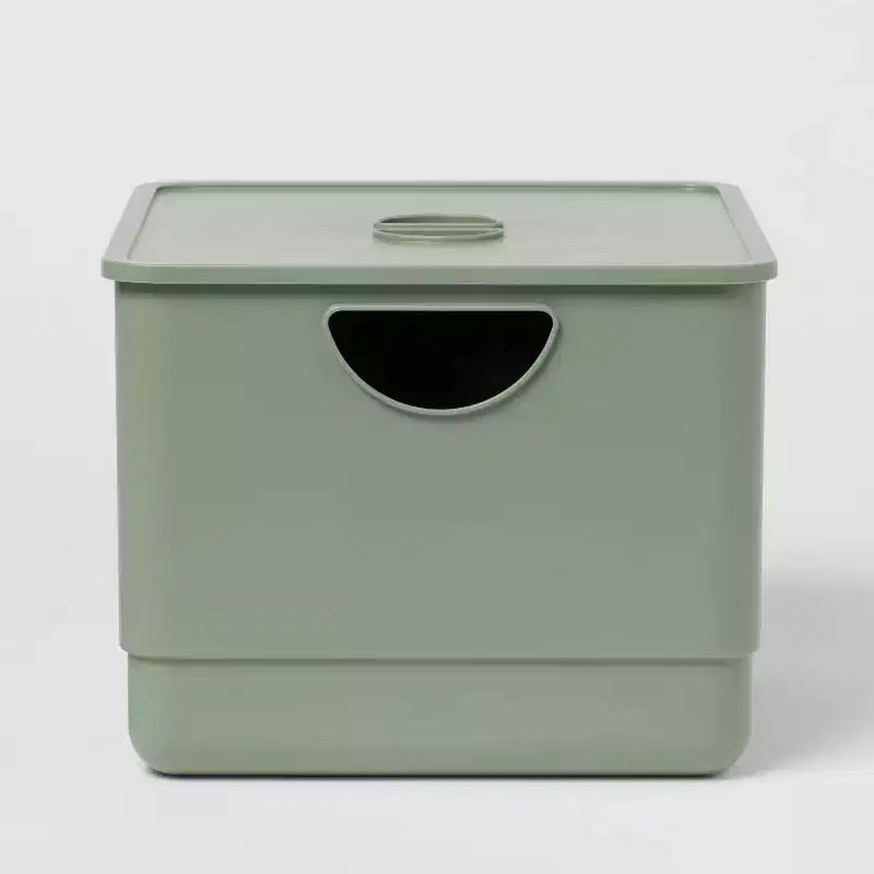 Rangement modulaire pour enfants avec couvercle