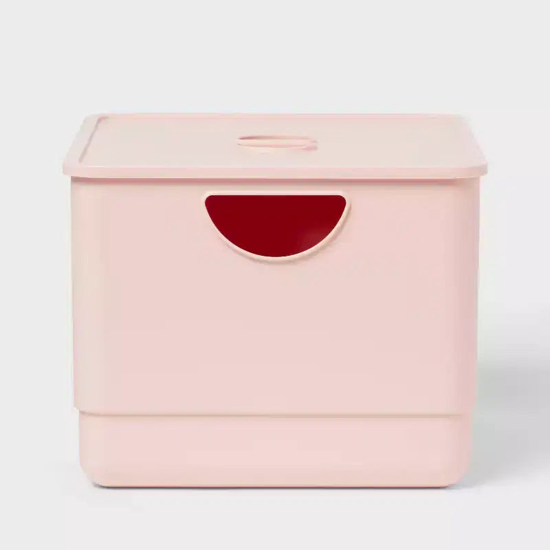 Rangement modulaire pour enfants avec couvercle