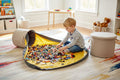 Creative QT SlideAway Toy Storage Organizer & Play Mat for Kids - Organizer Storage Bin for Toys - Kids Toy Box - Beige