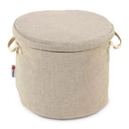 Tapis de jeu et organisateur de rangement de jouets SlideAway pour enfants - Organisateur de rangement pour jouets - Boîte à jouets pour enfants - Beige