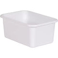 Teacher Created Resources White Small Plastic Storage Bin Pack of 6