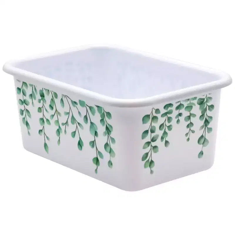 Teacher Created Resources Eucalyptus Small Plastic Storage Bin Pack of 6