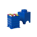 Brique de rangement 1 bleu vif Organisateur en plastique empilable Enfants Adultes